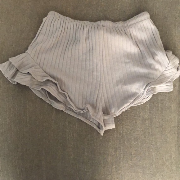 NWOT PAC Sun Light Gray Sleep Shorts. US Size XS - Picture 4 of 4